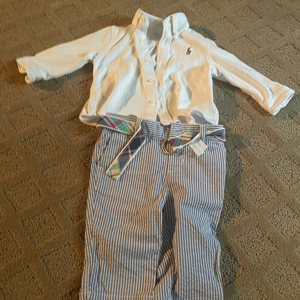 Baby boy Ralph Lauren outfit